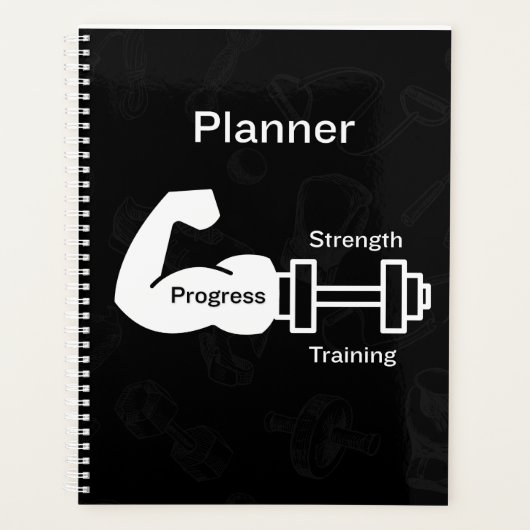 Krachttraining Vooruitgang Planner (Voorkant)