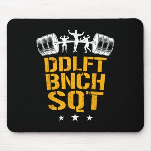 Krachttraining Zware Workout Squat Bankdrukken Dea Muismat