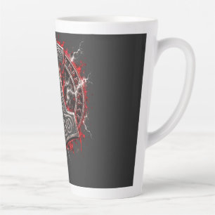 krachtvrouw, fitness, sportschool, training, gewic latte mok
