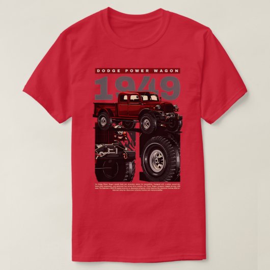 Krachtwagen T-shirt (Design voorkant)