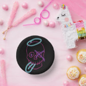 Kraffiti - Roze, Paars, blauw en zwart Papieren Kommen (Feest)