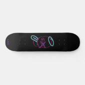 Kraffiti - Roze, Paars, blauw en zwart Persoonlijk Skateboard (Horizontaal)
