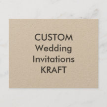 KRAFT 100 lb 5,5 inch x 4,25 inch huwelijksuitnodi