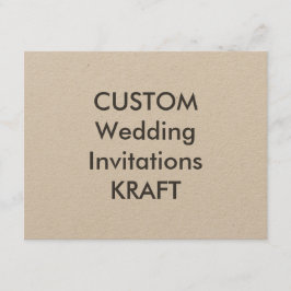 KRAFT 100 lb 5,5 inch x 4,25 inch huwelijksuitnodi Kaart