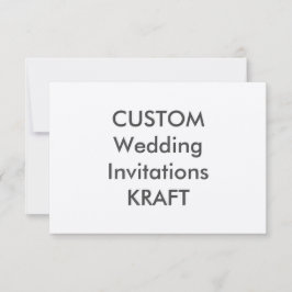 KRAFT 100 lb 5-inch x 3,5-inch bruiloft Kaart