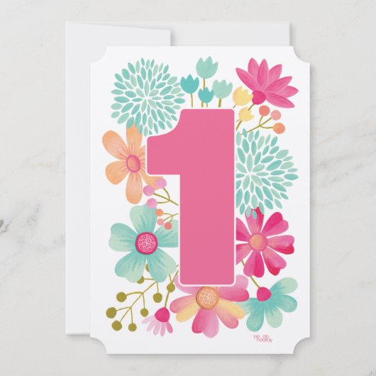 Kraft 1e Jubileum Verjaardagsbedrijf Party Kaart (Achterkant)