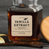 Kraft Aanpassen Zelfgemaakte Vanilla Extract Label