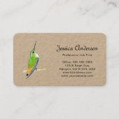 Kraft Allen's Hummingbirds Business Card Visitekaartje (Voorkant)