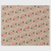 Kraft alsjeblieft voor, Gepersonaliseerd Kerstmis Cadeaupapier (Vlak)