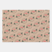 Kraft alsjeblieft voor, Gepersonaliseerd Kerstmis Inpakpapier Vel (Voorkant 2)