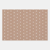 Kraft and White Modern Scandinavian Inpakpapier Vel (Voorkant 2)