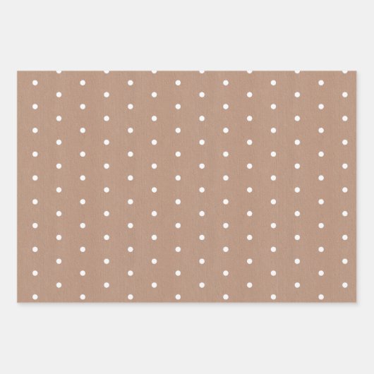 Kraft and White Modern Scandinavian Inpakpapier Vel (Voorkant 2)
