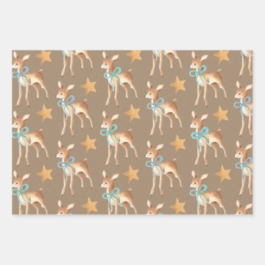 Kraft Baby Boy's eerste kerstfeest Inpakpapier Vel (Voorkant 3)