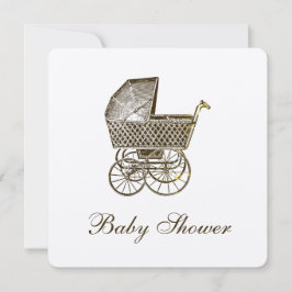 KRAFT  BABY PRAM | BABY SHOWER KAART