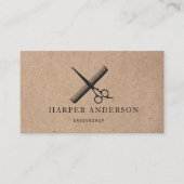 Kraft Beauty Hair Studio Professional kunstenaar Visitekaartje (Voorkant)