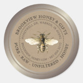 Kraft Bee Honey Jar Label (Voorkant)
