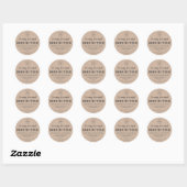 Kraft Biologische Handgemaakte Body Butter Logo La Ronde Sticker (Vel)