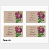  Kraft Book bord Stickers Dit behoort tot (Vel)