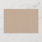 Kraft Boy Rustic Elephant Unwrapted Gift Insert Informatiekaartje (Achterkant)