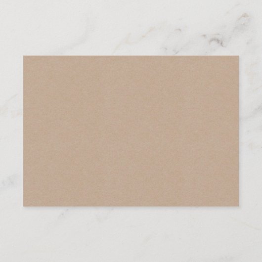 Kraft Boy Rustic Elephant Unwrapted Gift Insert Informatiekaartje (Achterkant)