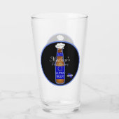Kraft Brewery Beer Bar Pub Bottle Beer Glasses Glas (Achterkant)