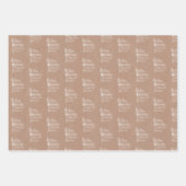 Kraft  Briefkaarten, Berichten en Plaid Inpakpapier Vel (Voorkant 2)