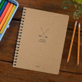Kraft Brown Golf Club Personal Weekly Planner