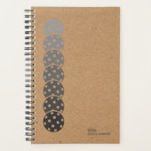 Kraft Brown Pickleball Personal Weekly Planner (Voorkant)