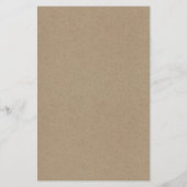 Kraft Buffalo Check zeepverpakking - Flyer Papier (Achterkant)