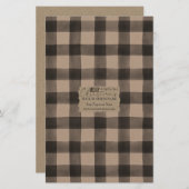 Kraft Buffalo Controle zeeppapierlade - Satin (Voorkant / Achterkant)