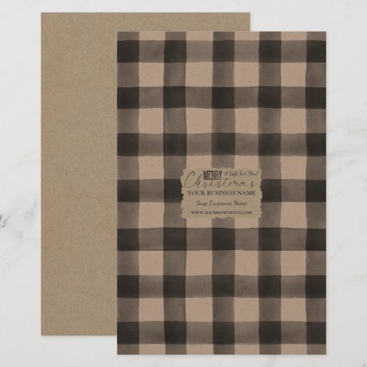 Kraft Buffalo Controle zeeppapierlade - Satin (Voorkant / Achterkant)