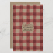 Kraft Buffalo Controle zeeppapierlade - Satin (Voorkant / Achterkant)