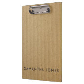 Kraft Cardboard Papier, speciaal gepersonaliseerd  Klembord (Links)