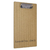 Kraft Cardboard Papier, speciaal gepersonaliseerd  Klembord (Rechts)