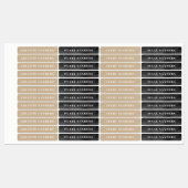 Kraft & Chalkboard Gestructureerde Neutrals Waterd Labels (Vel)