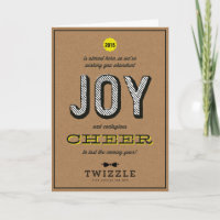 Kraft Contagious Cheer Joy Corporate Holiday Card
