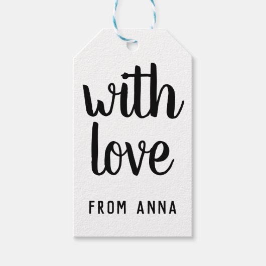 Kraft Custom Cadeft Labels Cadeaulabel (Voorkant)