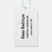 Kraft Custom Cadeft Labels Cadeaulabel (Achterkant)