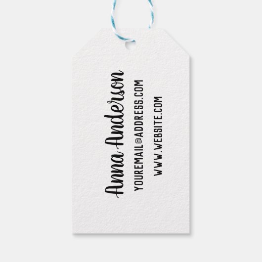 Kraft Custom Cadeft Labels Cadeaulabel (Achterkant)