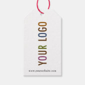 Kraft Custom Gedrukt Retail Hang Labels met String Cadeaulabel (Voorkant)