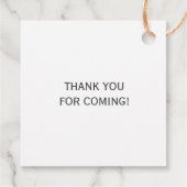 Kraft dank u cadeau Labels, bruiloft dank u Bedankjes Labels (Achterkant)