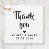 Kraft dank u cadeau Labels, bruiloft dank u Bedankjes Labels (Voorkant)