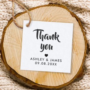 Kraft dank u cadeau Labels, bruiloft dank u Bedankjes Labels