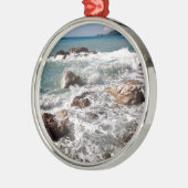 Kraft des Meeres - Insel Sizilien Metalen Ornament (Links)