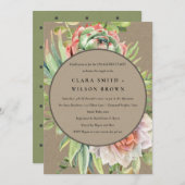 KRAFT DESERT SUCCULENT CACTI FOLIAGE VERLOVING KAART (Voorkant / Achterkant)