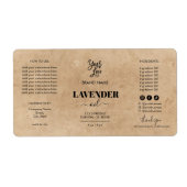 Kraft Dropper Fles Etiket Logo (Voorkant)