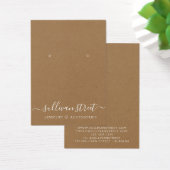 Kraft Earringen Jewelry Display Kaart (Bureau)