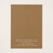 Kraft Earringen Jewelry Display Kaart (Achterkant)