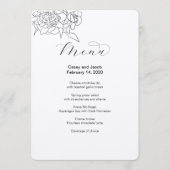 Kraft Earth Tone Paper Menu Rustiek (Voorkant)