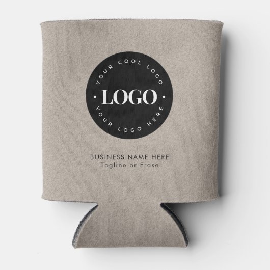 Kraft Earthy Custom Business Company - Logo Blikjeskoeler (Voorkant)